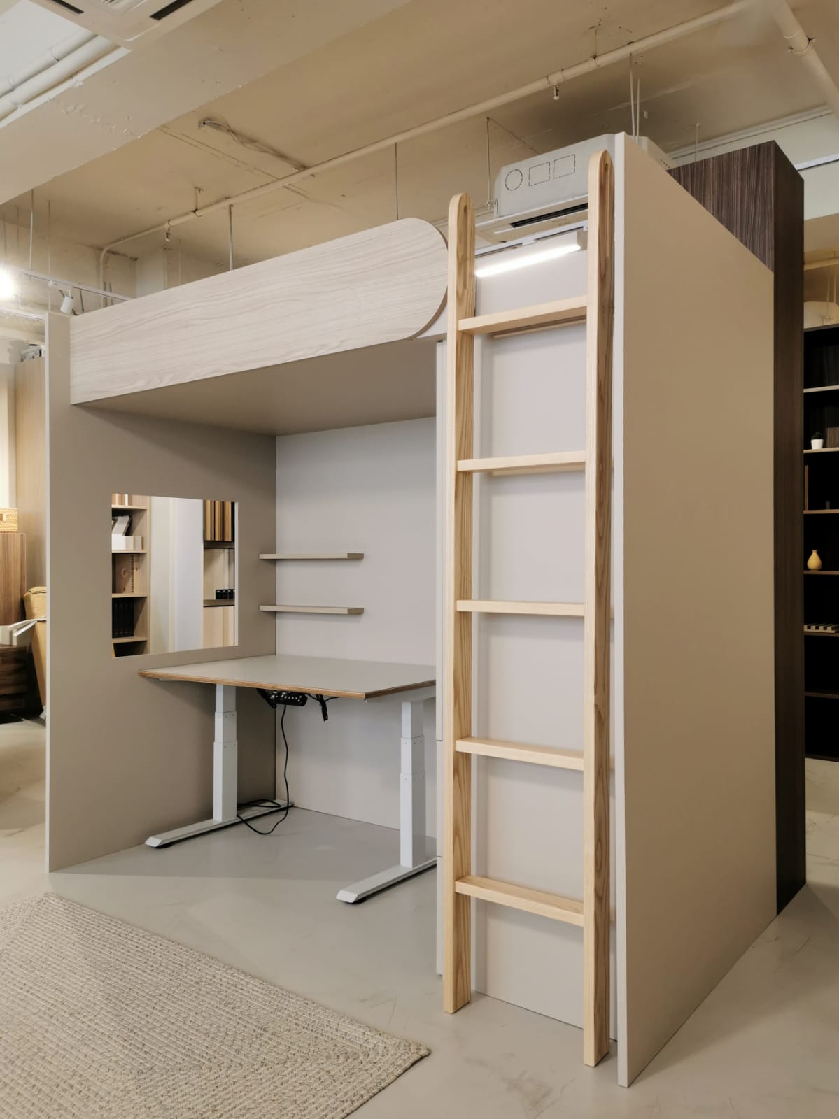 Calm Kid Loft Bed with Wardrobe 2011
