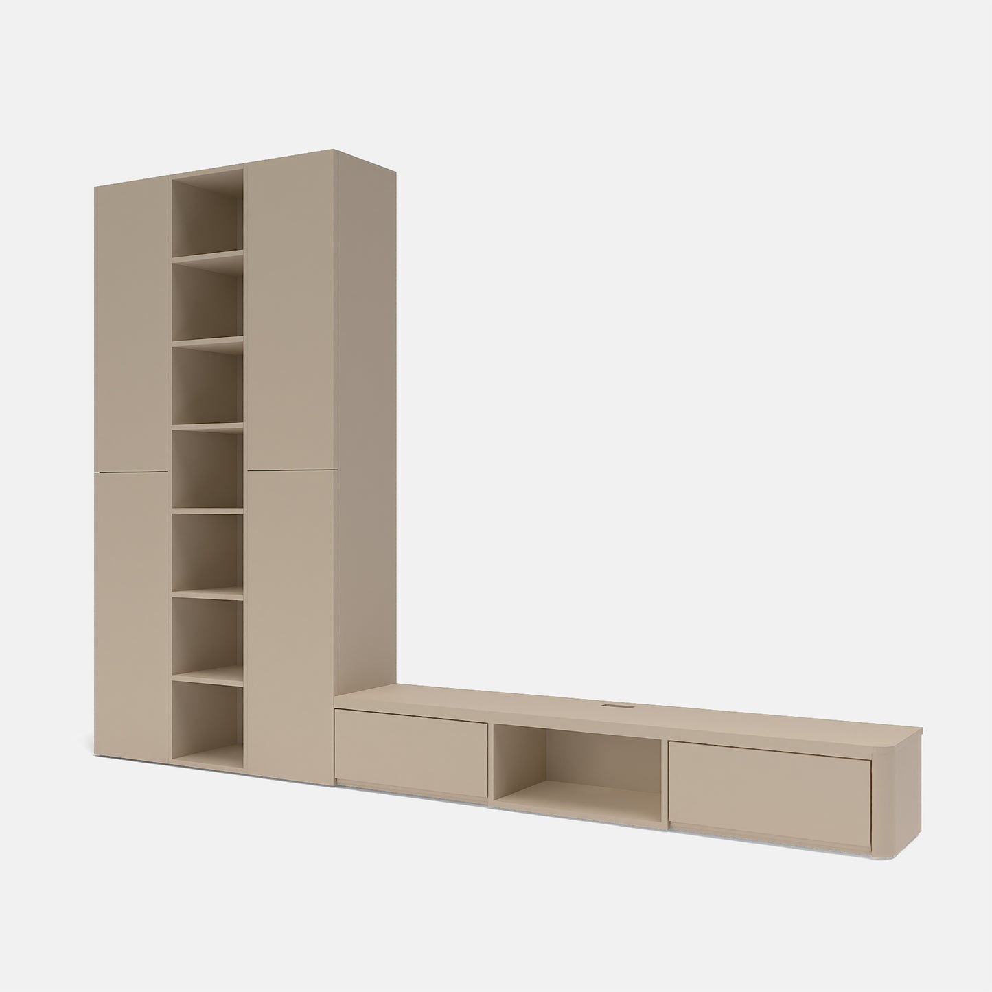 Fascination TV Wall with Cabinet 2013