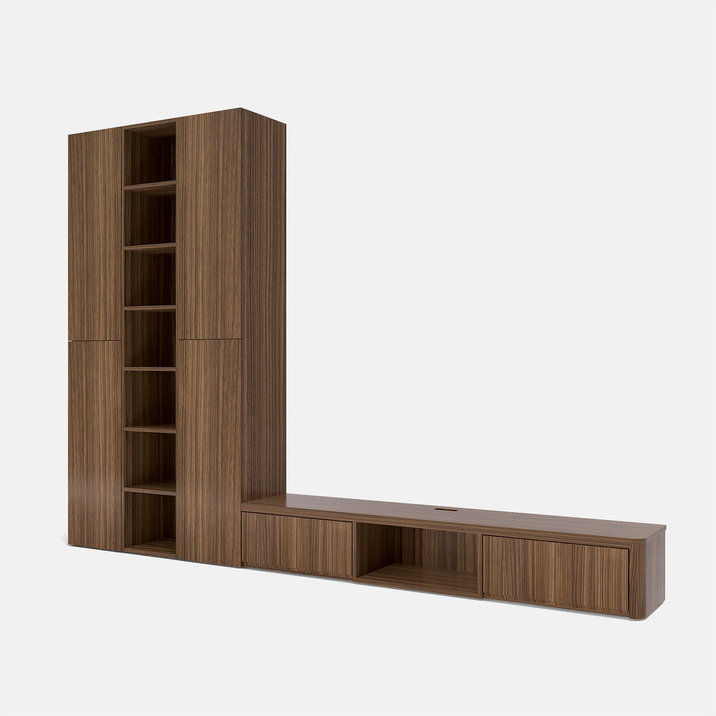 Fascination TV Wall with Cabinet 2013