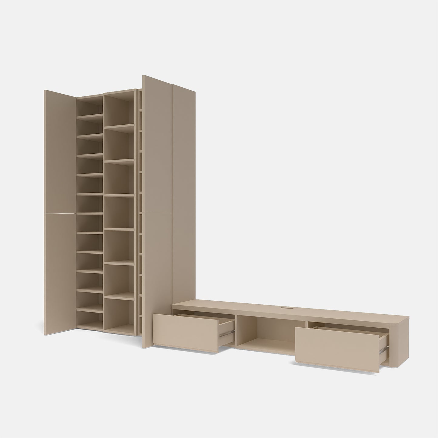 Fascination TV Wall with Cabinet 2013