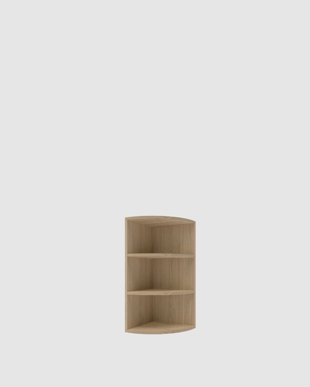 Joyful Curved Open Shelves 1012