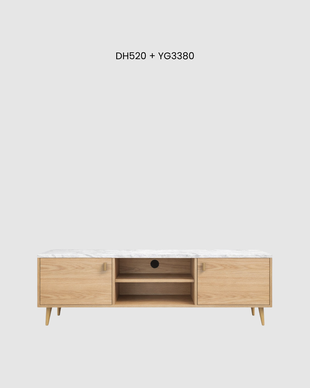Organised TV cabinet 1042