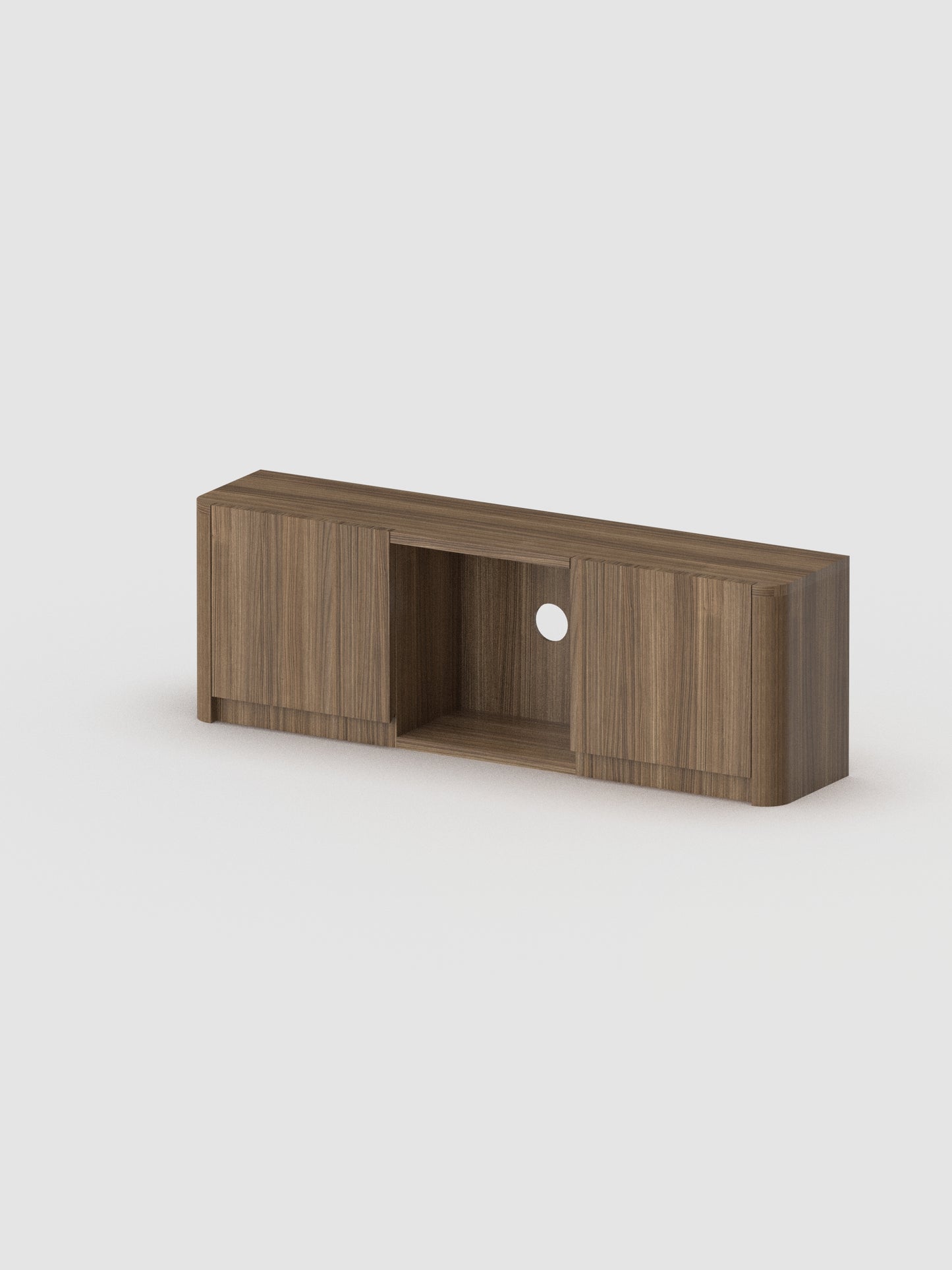 Tenacity Rounded Sides TV Cabinet 1006