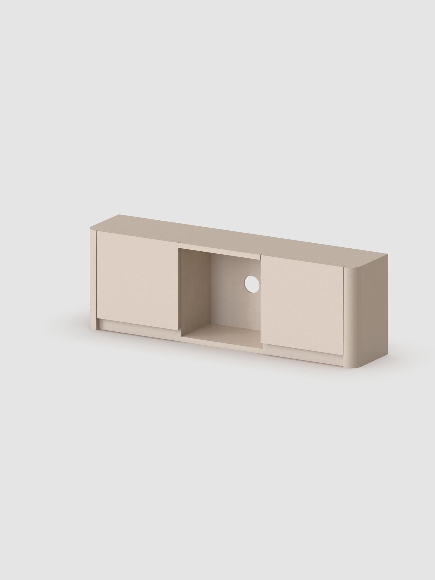 Tenacity Rounded Sides TV Cabinet 1006