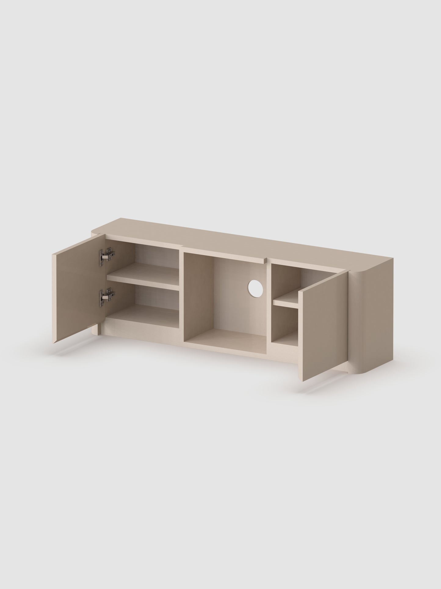 Tenacity Rounded Sides TV Cabinet 1006