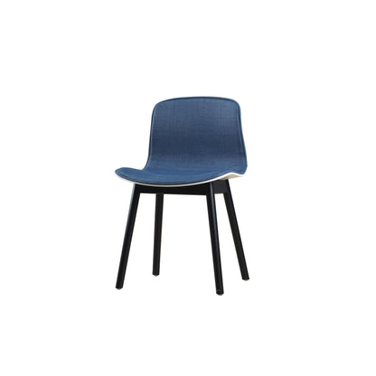 Adapt Front Upholstered Chair with Wood Base 4012