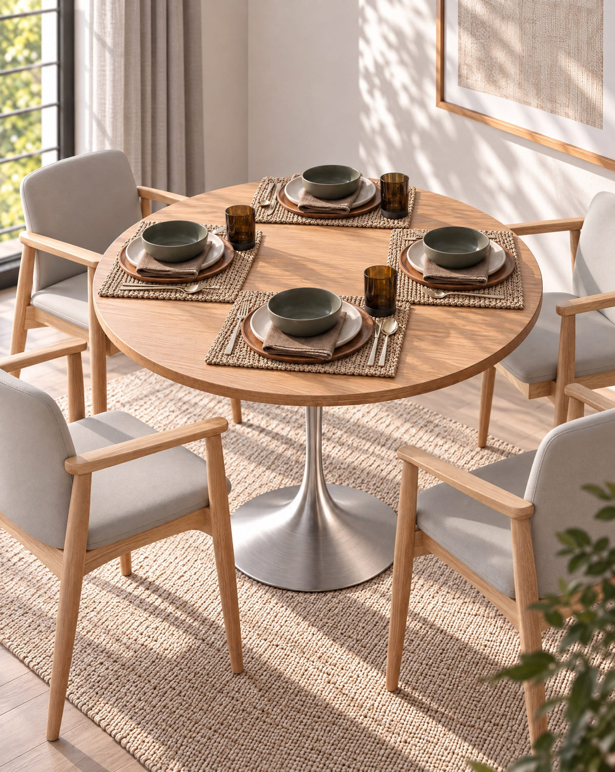 Circle Dinning Table 6003 Fresh